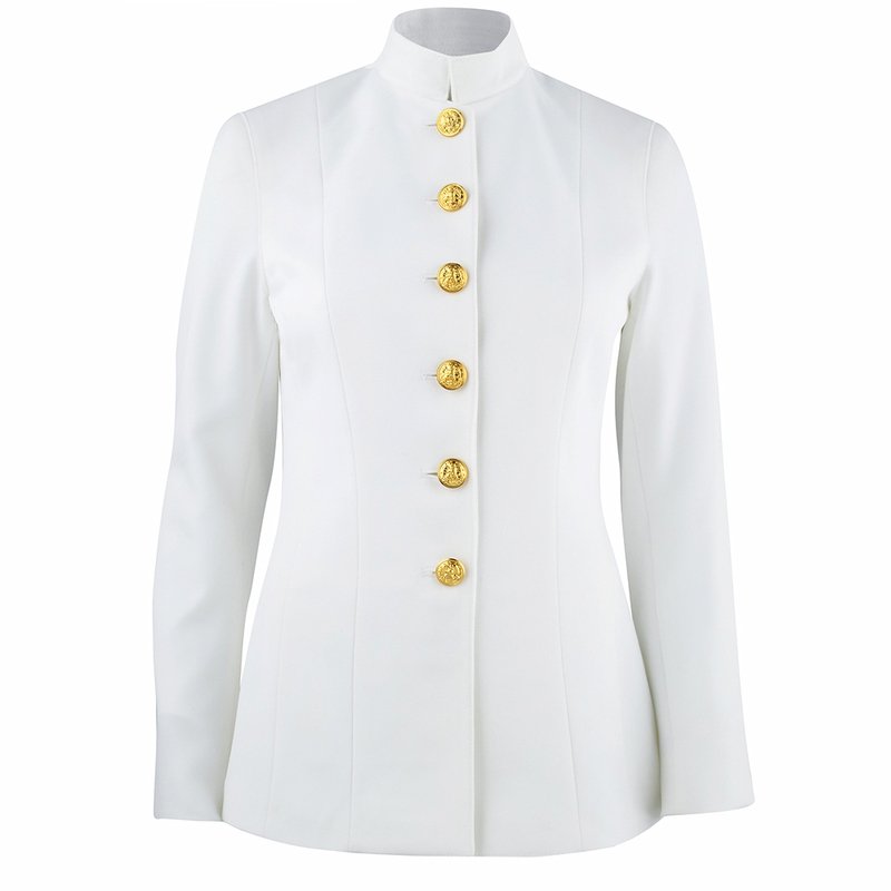 Navy Women's Service Dress White Uniform Coat