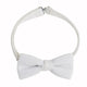 Navy Mess Dress White Bow Tie with Band