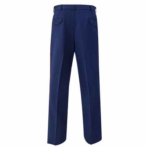 Marine Corps Men's Officer Premium Dress Blue Wool Uniform Pants