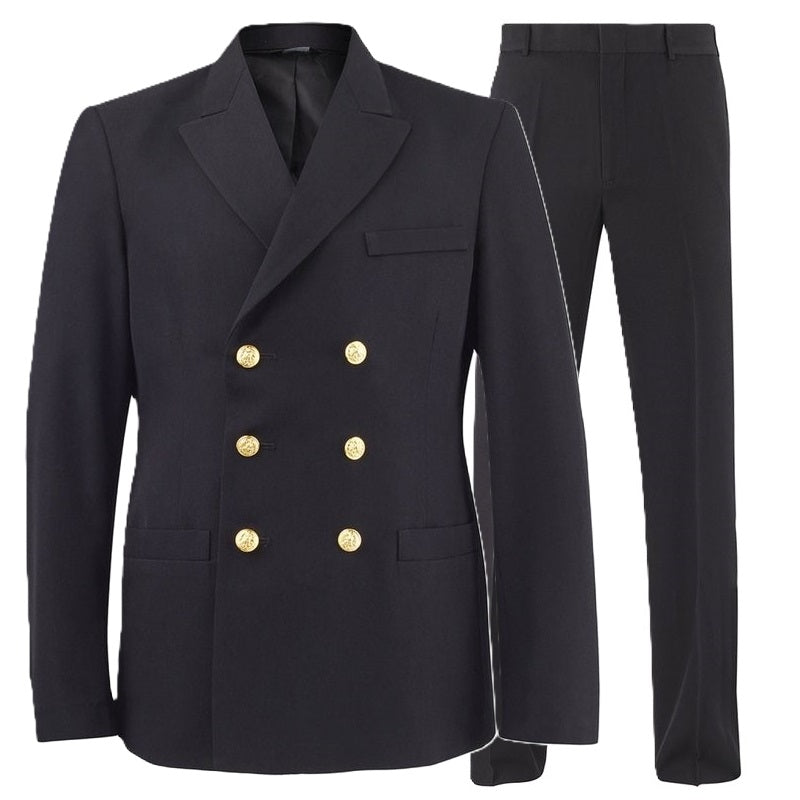 100% Merino Wool Navy Men's Service Dress Blue Uniform Set Nate Woodard 100% Merino Wool Navy Men's Service Dress Blue Uniform Set Nate Woodard