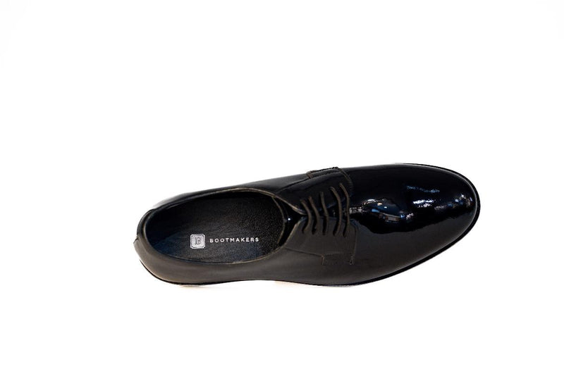 Premium Oxford Duty Black Patent Leather Shoes