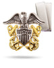 Garrison Cap Miniature Device w/Ltjg Bars