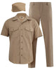 Set – Khaki Shirt, Trousers and Garrison