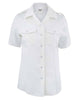 Navy Women's Summer White Uniform Shirt