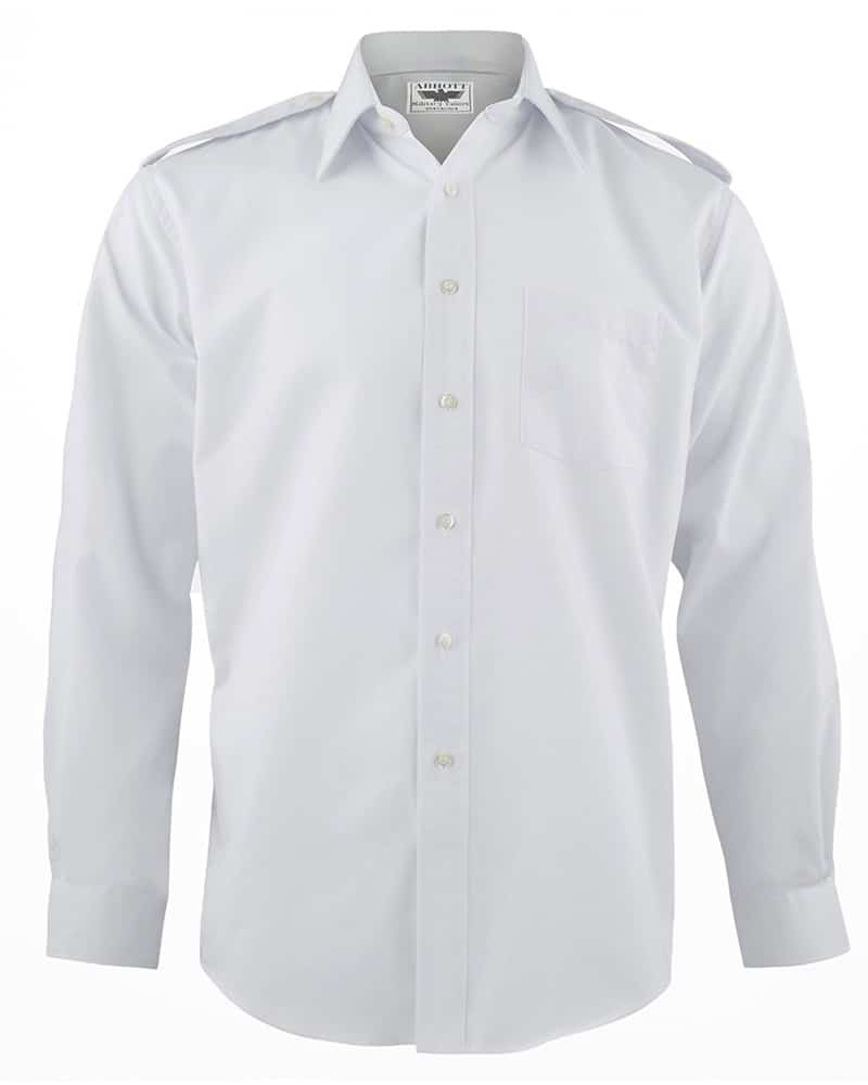 mens dress shirts with epaulets 8301 Light Blue Short Sleeve w/ Epaulets (Sky Blue)