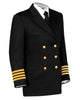 Double Breasted (Black & Gold Stripes) Captain’s Blazer