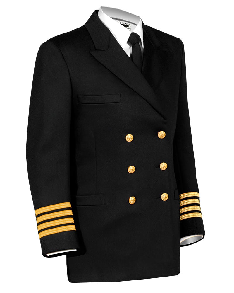 Double Breasted (Black & Gold Stripes) Captain’s Blazer
