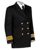 Double Breasted (Black & Gold Stripes) First Officer Blazer