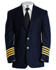 (Navy & Gold Stripes) Captain’s Blazer