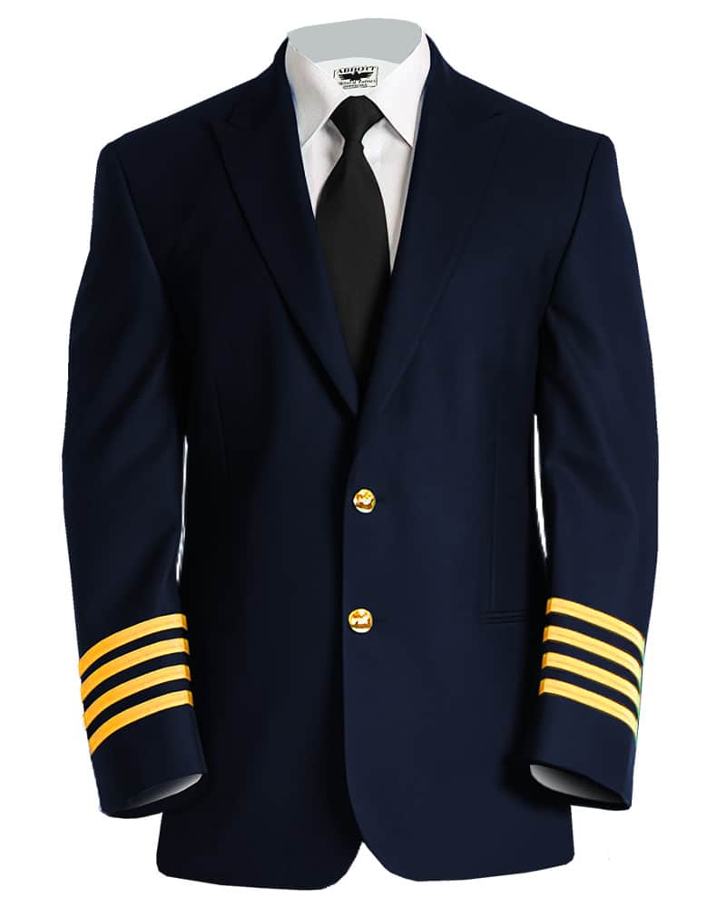 (Navy & Gold Stripes) Captain’s Blazer