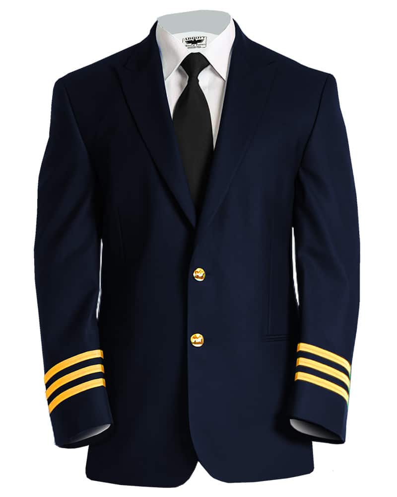 (Navy & Gold Stripes) First Officer Blazer