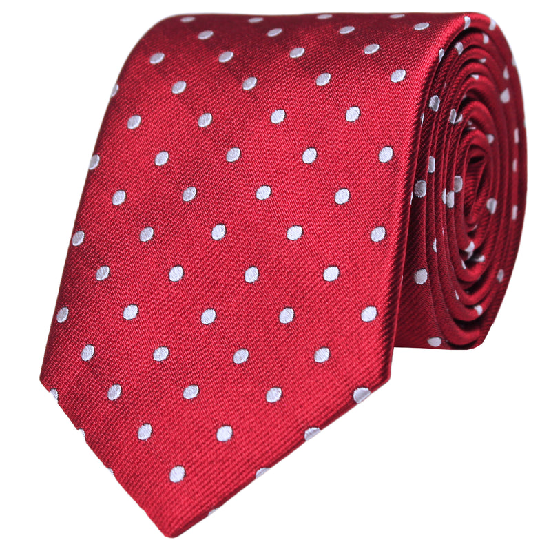 Polka Dot Silk Tie