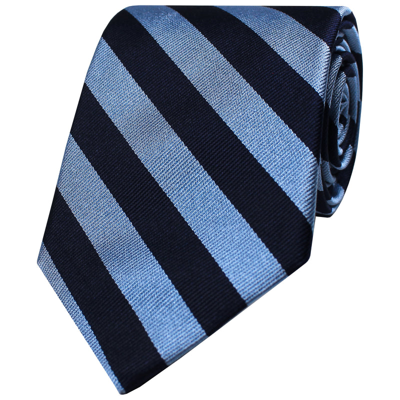 Plain Striped Silk Tie