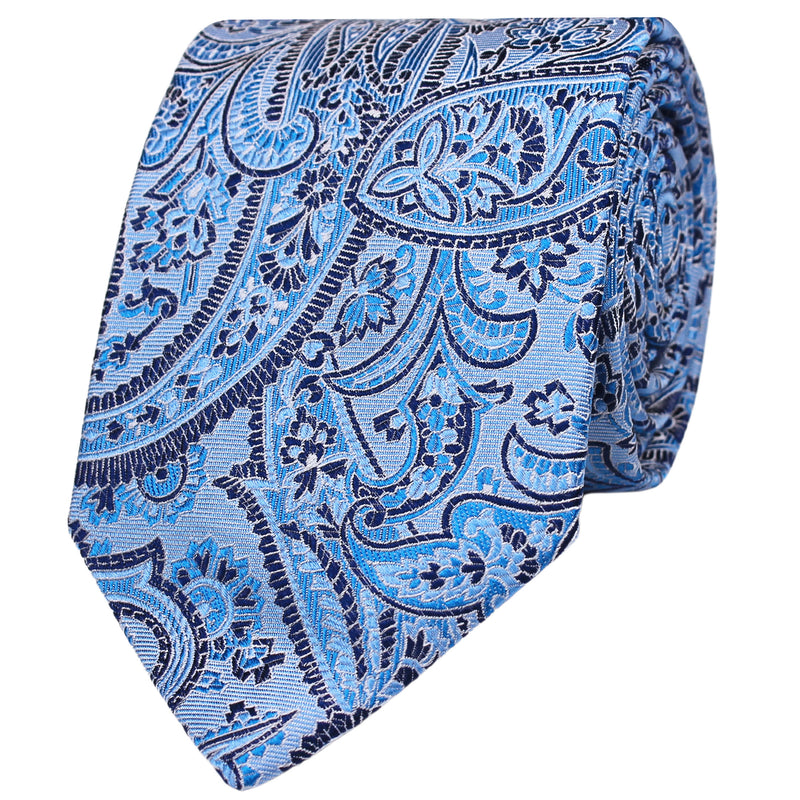 Large Paisley Silk Tie