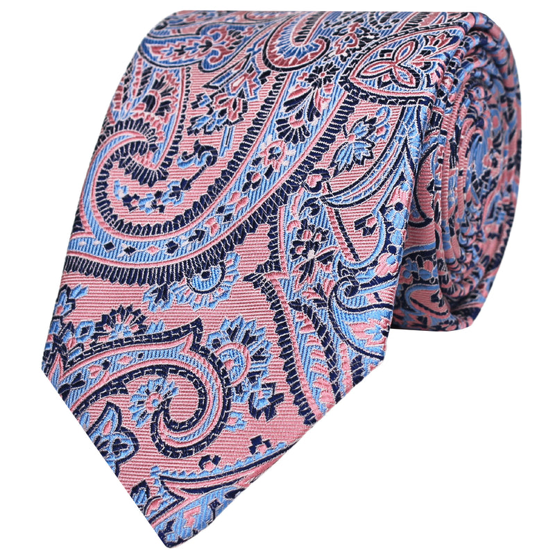 Large Paisley Silk Tie