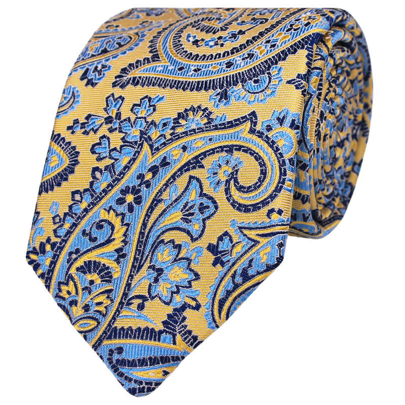 Large Paisley Silk Tie