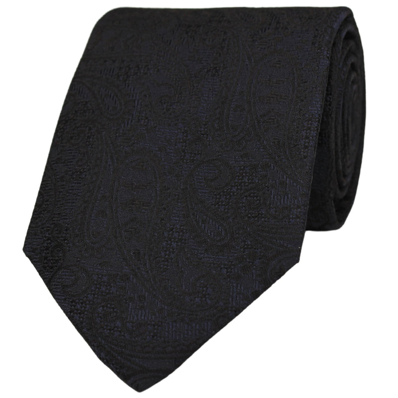 Large Paisley Silk Tie