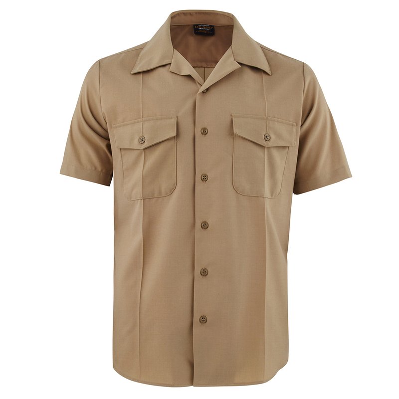 Navy Men's Service Khaki Uniform Shirt