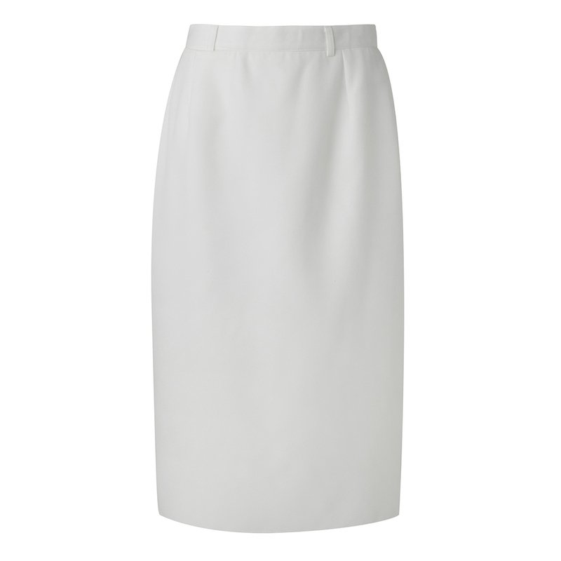 Navy Women's Summer White Uniform Skirt