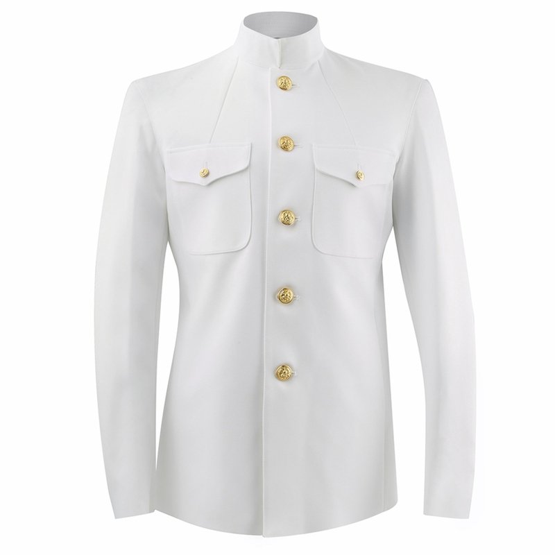 Coast Guard Men's Service Dress White Uniform Coat