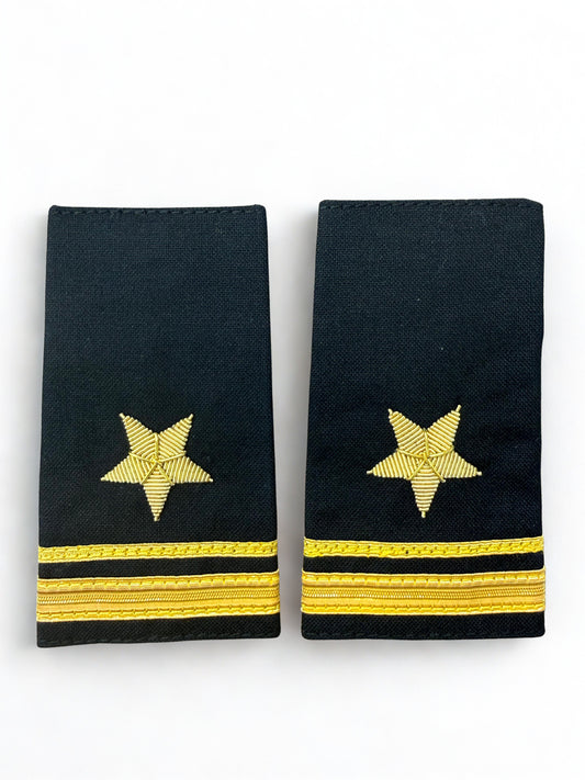 Premium Soft Shoulder Boards - Navy