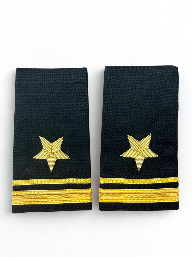 Premium Soft Shoulder Boards - Navy