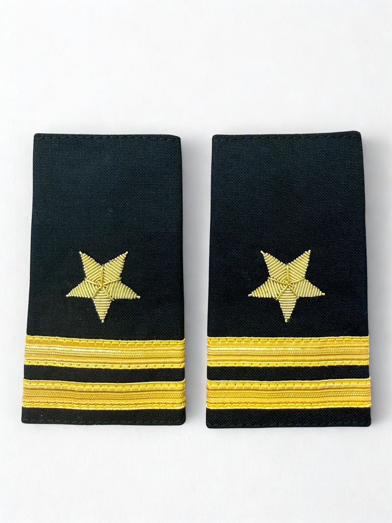 Premium Soft Shoulder Boards - Navy