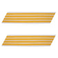 Army Service Stripe: Gold Embroidered on White - male