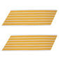 Army Service Stripe: Gold Embroidered on White - male
