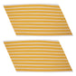 Army Service Stripe: Gold Embroidered on White - male