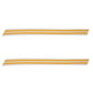 Army Service Stripe: Gold Embroidered on White - female