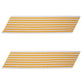 Army Service Stripe: Gold Embroidered on White - female