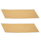 Army Service Stripe: Gold Embroidered on White - female