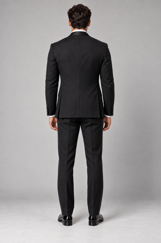 The Potomac Black Tie Tuxedo