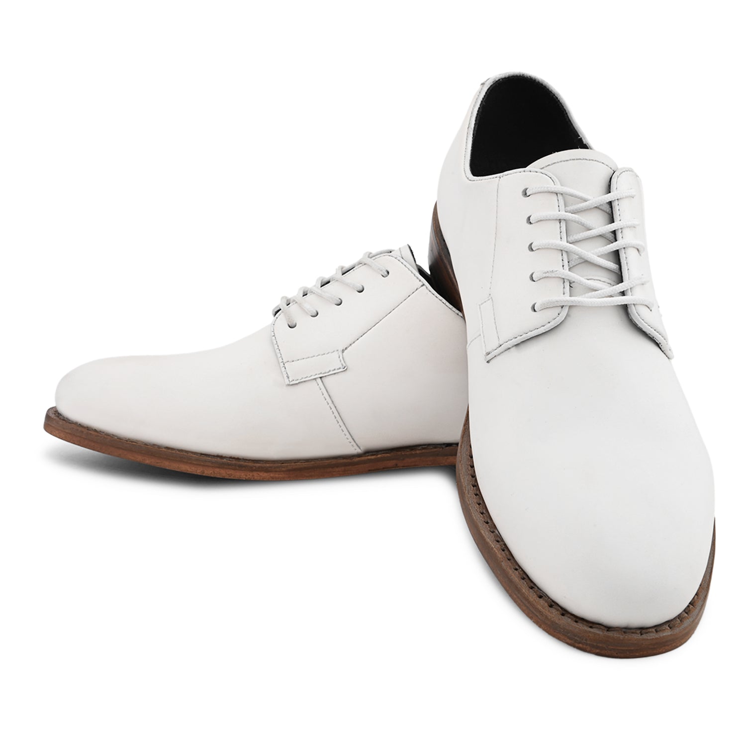 Oxford Corium White leather Shoes