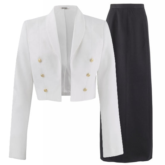 Coast Guard Women's Dinner Dress White Uniform Set – Nate Woodard