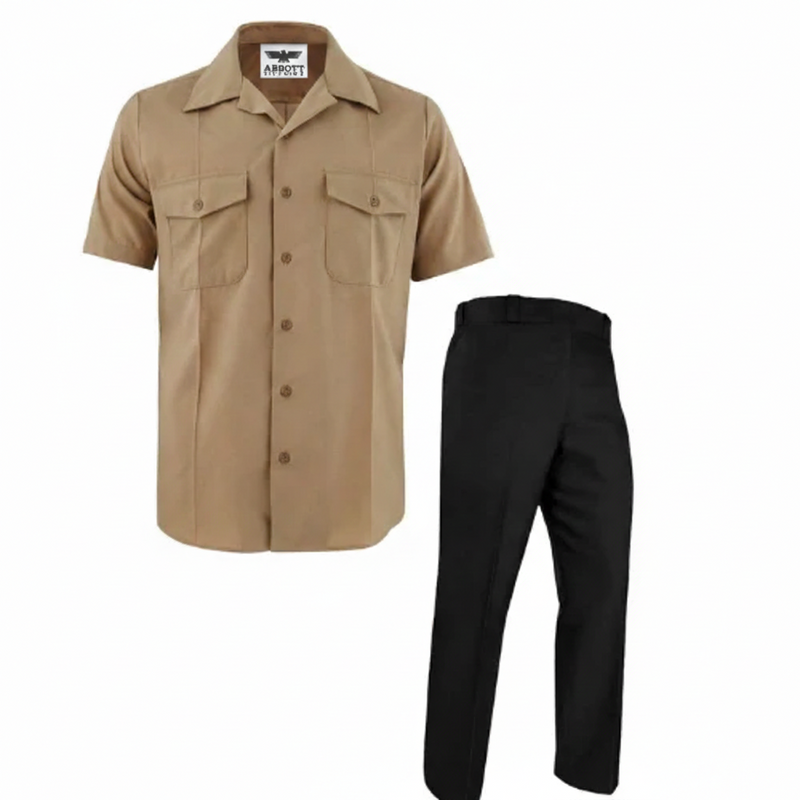 Khaki Shirt and NSU Pant Set