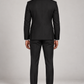 The Rockwell Black Super 120s Suit
