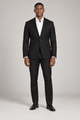 The Rockwell Black Super 120s Suit