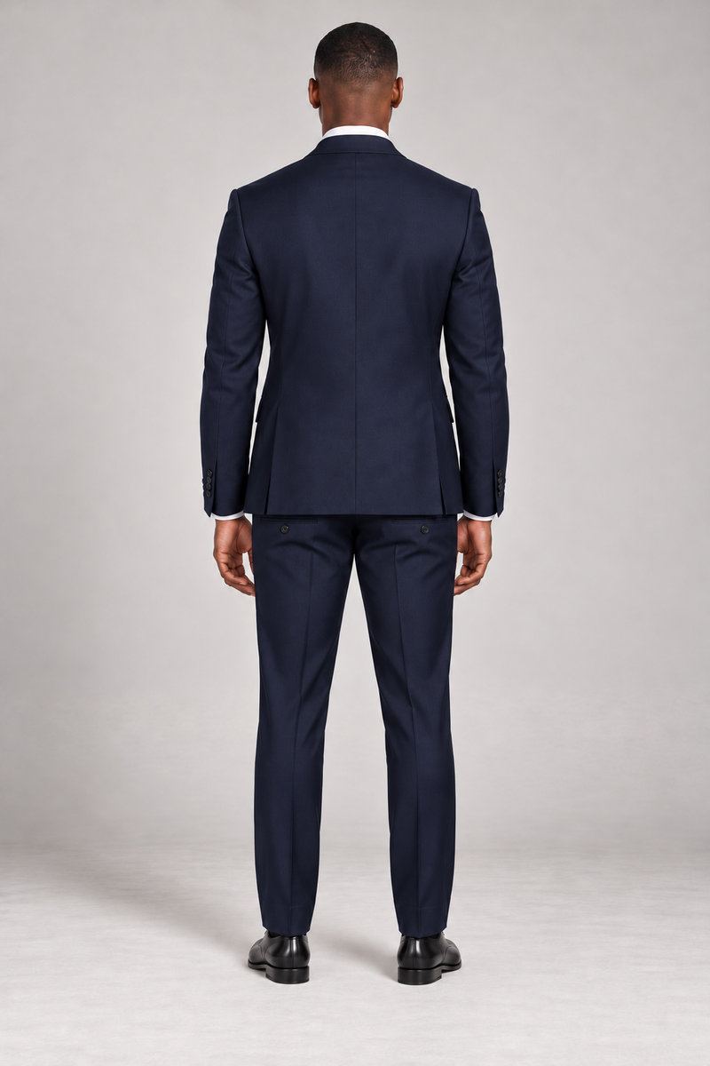 The Rockwell Navy Super 120s Suit