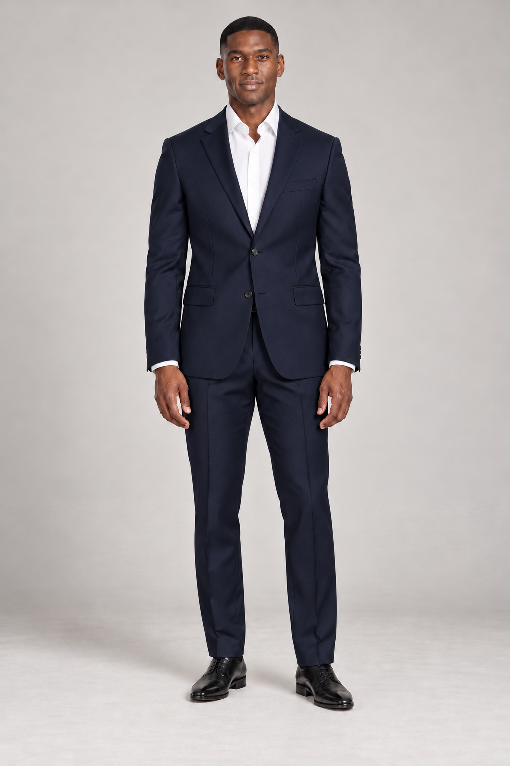 The Rockwell Navy Super 120s Suit