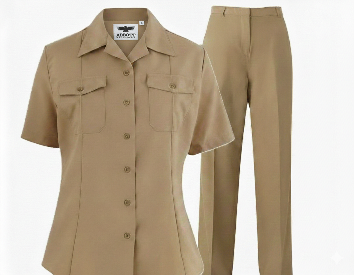 Navy Women's Service Khaki Uniform Set w/Pants Nate Woodard Navy Women's Service Khaki Uniform Set w/Pants Nate Woodard