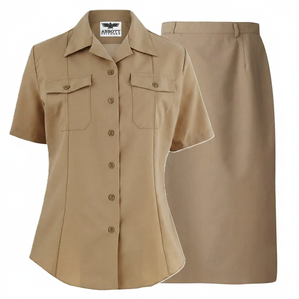 Navy Women's Service Khaki Uniform Set w/Skirt