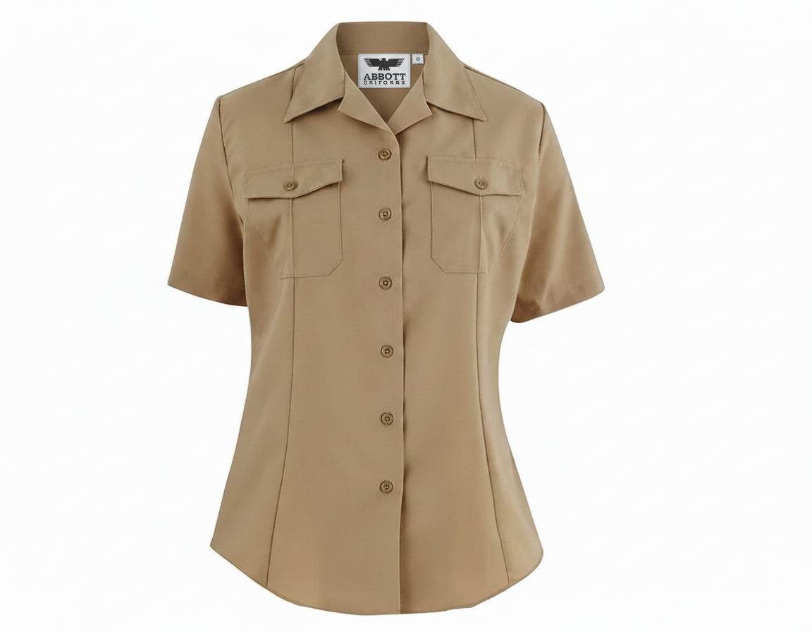 Navy Women's Service Khaki Uniform Shirt