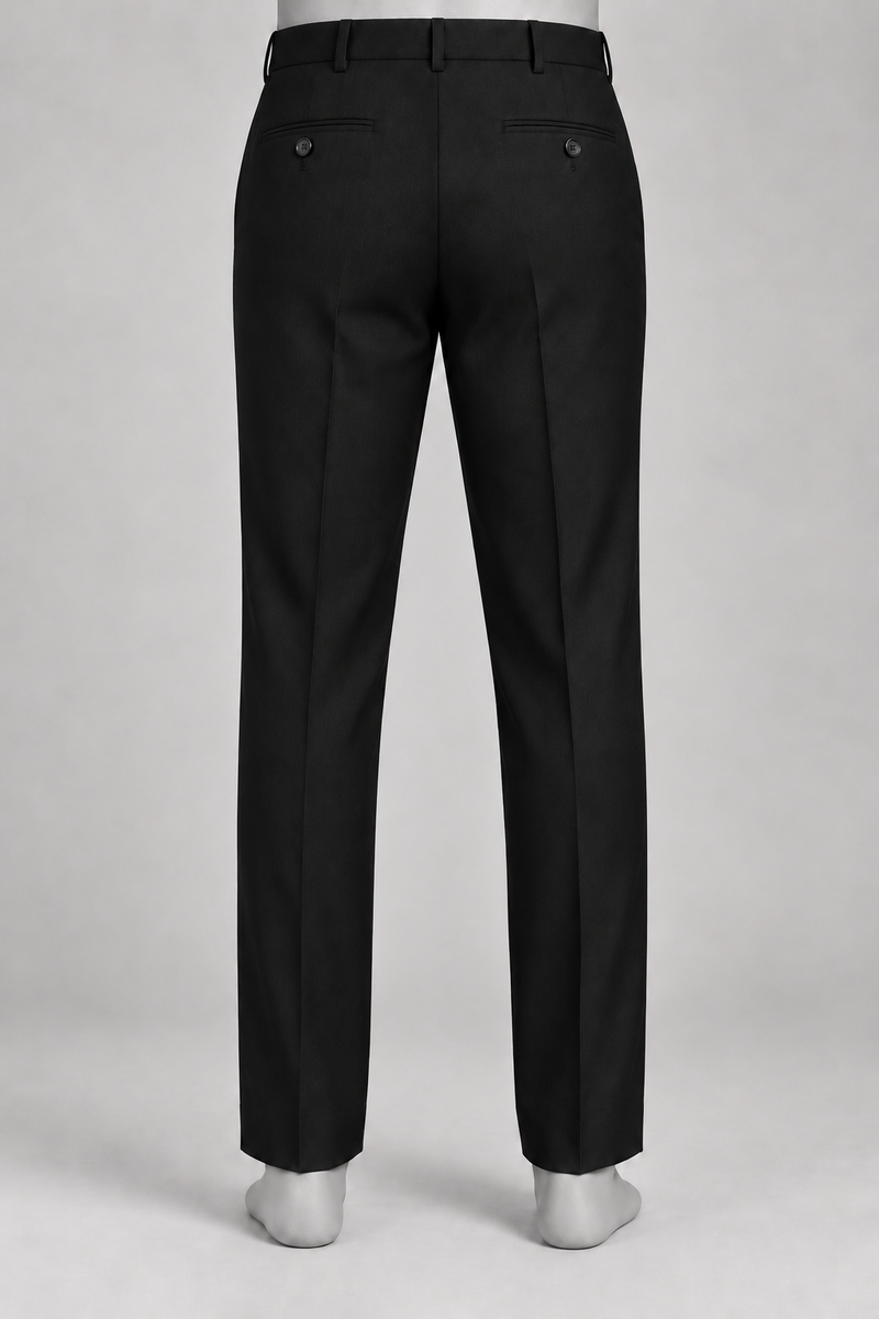 The Potomac Black Wool Trousers