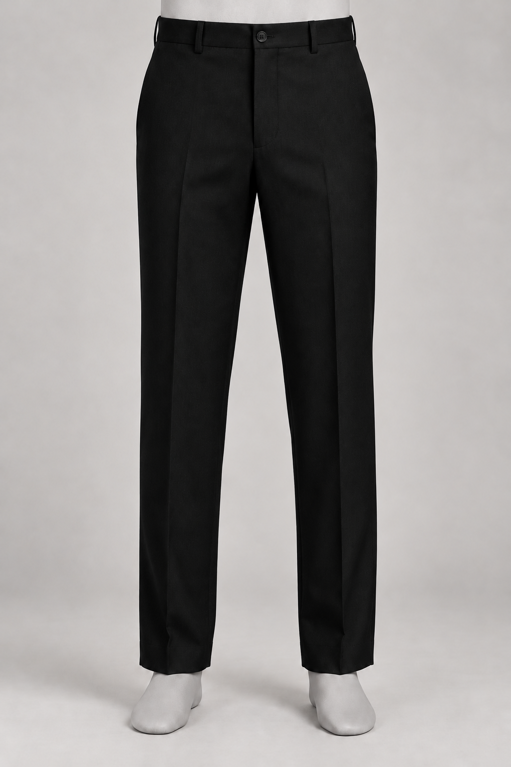 The Potomac Black Wool Trouser