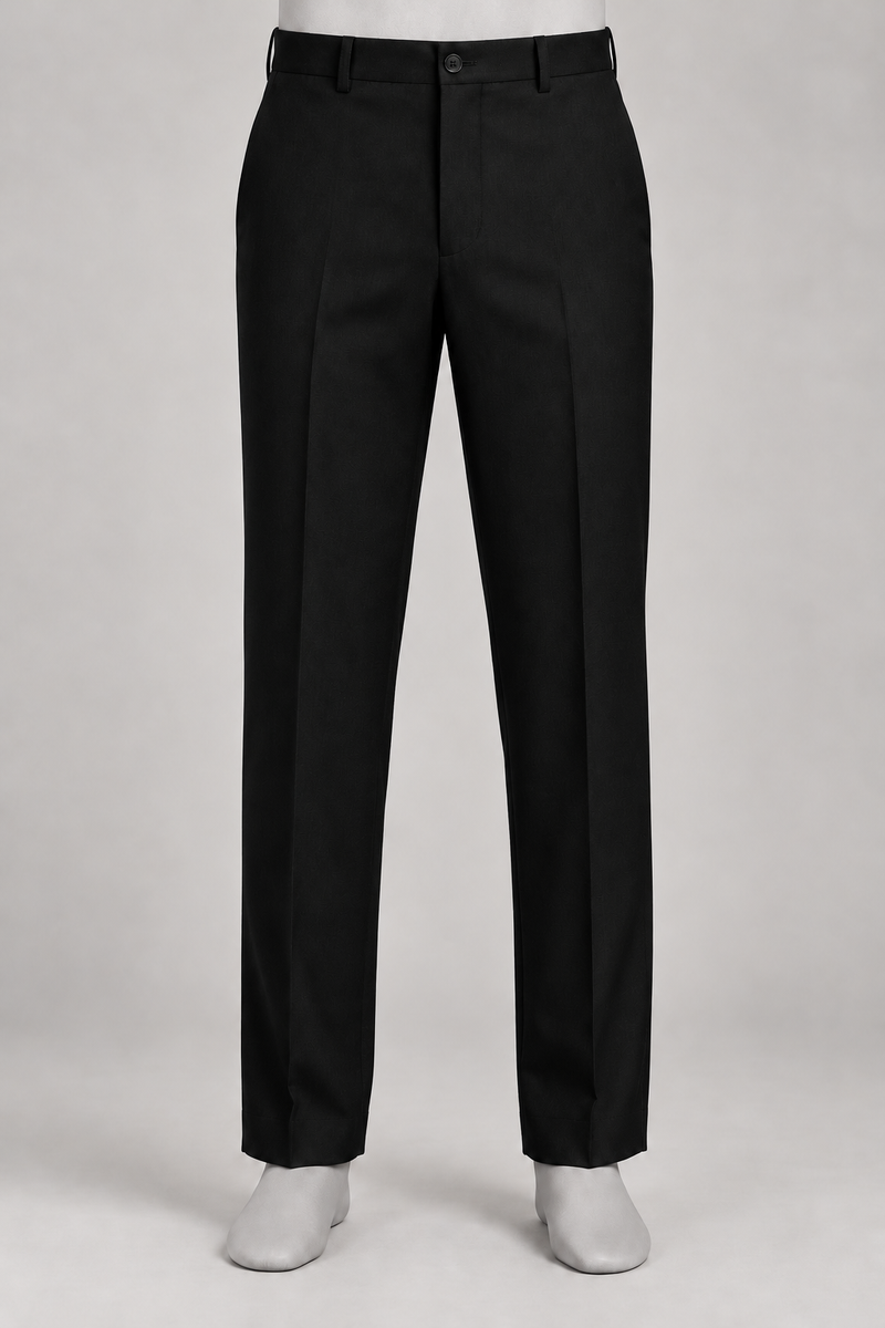 The Potomac Black Wool Trousers
