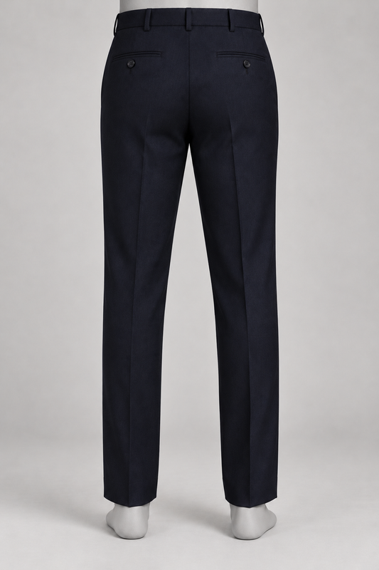 The Potomac Dark Navy Wool Trouser