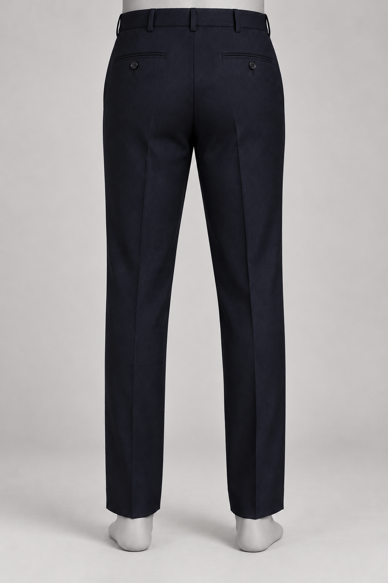 The Potomac Dark Navy Wool Trouser
