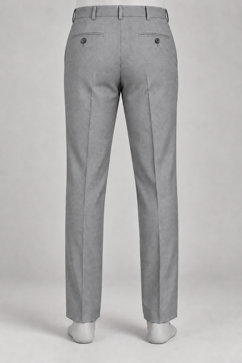 The Potomac Light Gray Wool Trouser